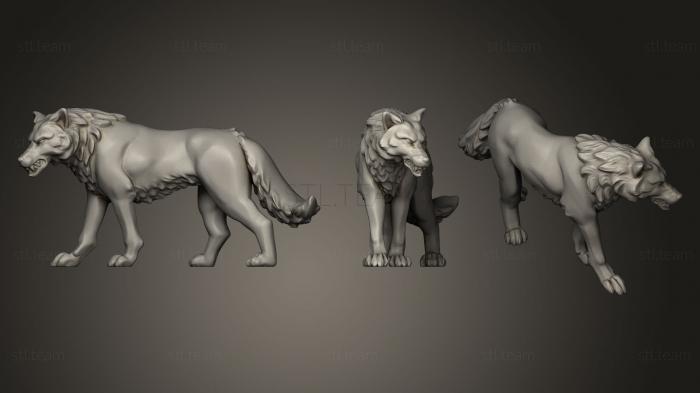 3D model Wolf Pack (STL)